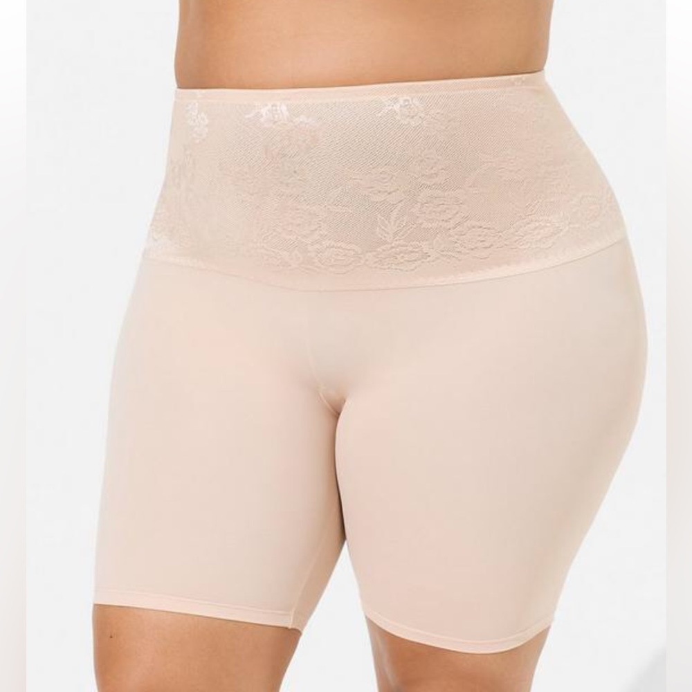 Two pairs of TORRID Microfiber High-Rise Smoothing Short